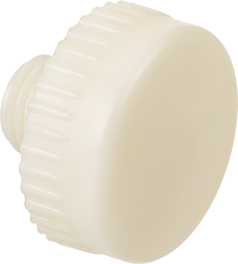 Naylon Vidalı Çekiç Yüzü, Sert, 1-3/4" Çap