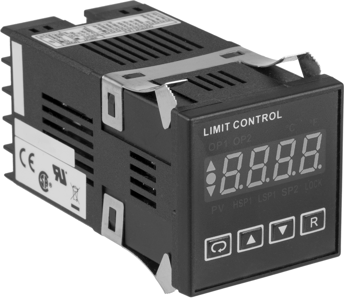 Yüksek Sınırlı Sıcaklık Kontrol Cihazı, 1 Çıkış ile, 1/16 DIN