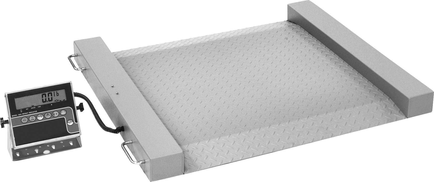 Uzaktan Ekranlı Zemin Tartısı, 1000 lb. Kapasite