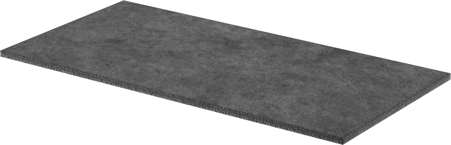 Ağır Makineler için Titreşim Sönümleyici Ped, 12“ Uzunluk x 24” Genişlik x 3/8" Kalınlık