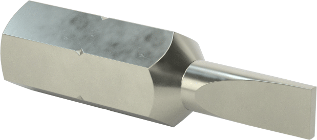 Sıkı Boşluklu Uç, 9/64" Yivli, 1/4" Altıgen Şaft, 3/8" Mil Uzunluğu