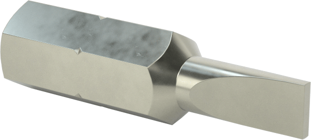 Sıkı Boşluklu Uç, 5/32" Yivli, 1/4" Altıgen Şaft, 3/8" Mil Uzunluğu