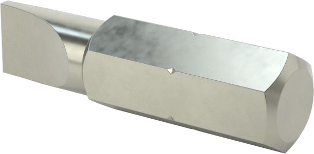 Sıkı Boşluklu Uç, 7/32" Yivli, 1/4" Altıgen Şaft, 3/8" Mil Uzunluğu