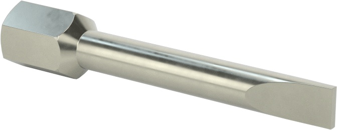 Sıkı Boşluklu Uç, 5/32" Yivli, 1/4" Altıgen Şaft, 1-1/8" Mil Uzunluğu