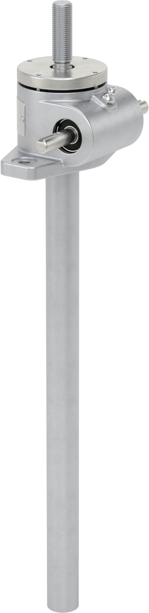 Acme Vidalı Kriko, Dik, 250 lbs. Kapasite, 12" Hareket Uzunluğu