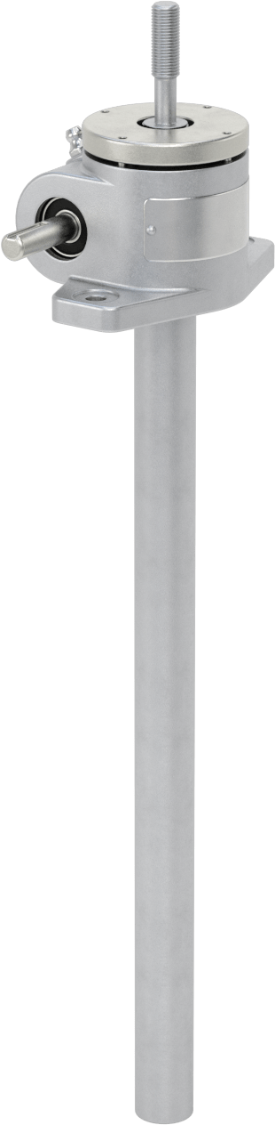Acme Vidalı Kriko, Dik, 1000 lbs. Kapasite, 12" Hareket Uzunluğu