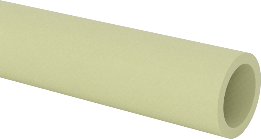 Ultra Düşük Sıcaklık Garolite G-10 Cr Tüp, 1/8" Duvar Kalınlığı, 1" OD, 48 inç Uzunluk