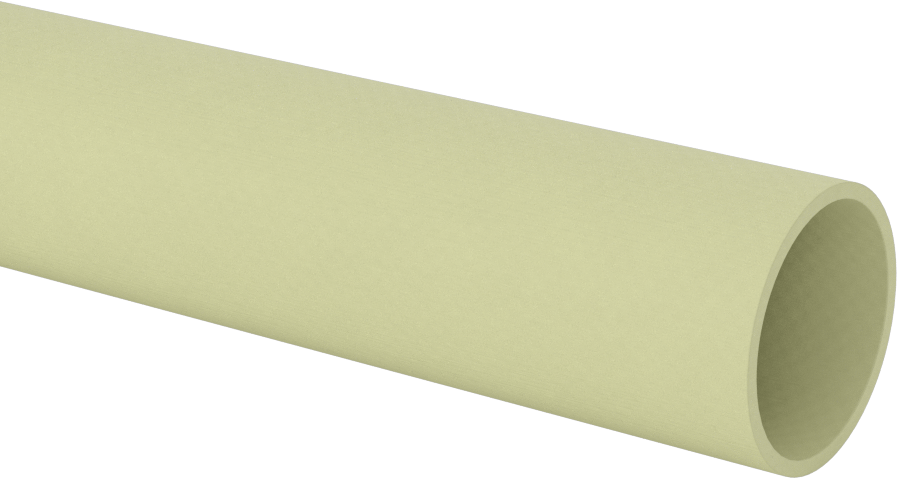 Ultra Düşük Sıcaklık Garolite G-10 Cr Tüp, 1/16" Duvar Kalınlığı, 1-1/8" OD, 24 inç Uzunluk