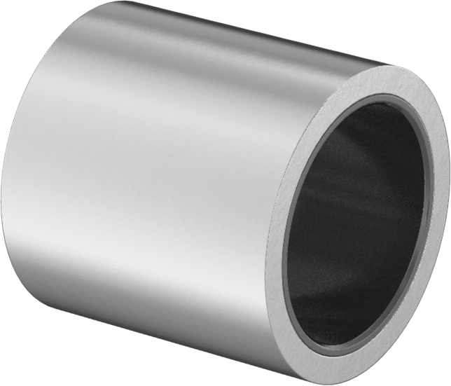 Kuru Çalışmalı Metal Takviyeli PTFE Kovanlı Rulman, Alüminyum Kabuklu, 3/4" Mil Çapı için