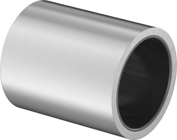 Kuru Çalışmalı Metal Takviyeli PTFE Kovanlı Rulman, Alüminyum Kabuklu, 1" Mil Çapı için
