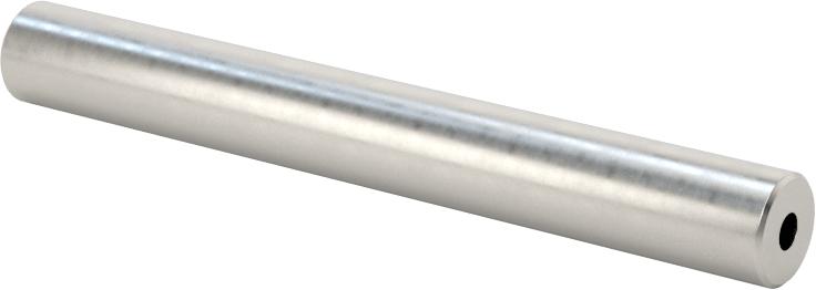 İçi Boş Doğrusal Hareket Mili, 52100 Alaşımlı Çelik, 6 mm Çap, 50 mm Uzunluk