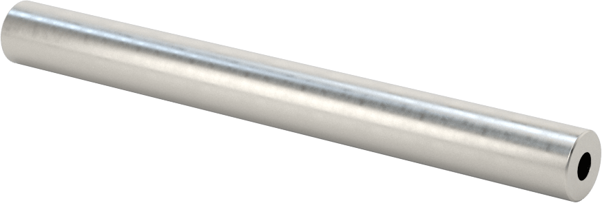 İçi Boş Doğrusal Hareket Mili, 52100 Alaşımlı Çelik, 10 mm Çap, 100 mm Uzunluk