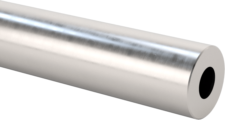 İçi Boş Doğrusal Hareket Mili, 1055 Karbon Çelik, 16 mm Çap, 500 mm Uzunluk