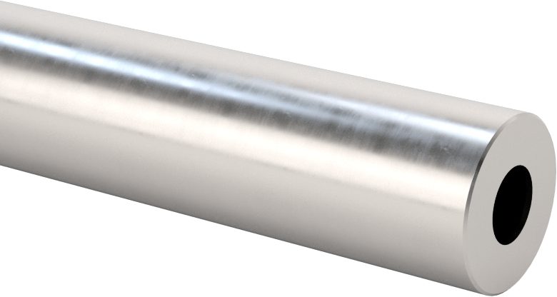 İçi Boş Doğrusal Hareket Mili, 1055 Karbon Çelik, 16 mm Çap, 1000 mm Uzunluk