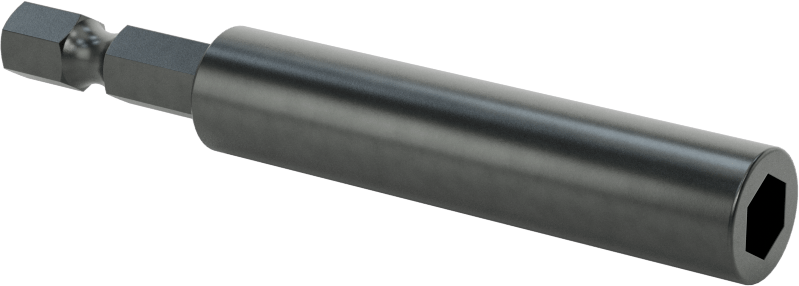 Somun Sökme Ucu, Elektrikli Aletler için 1/4" Altıgen Şaft, 1/4" Altıgen Boyutu, 3" Uzunluk