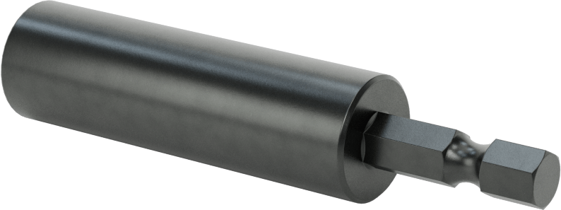 Somun Sökme Ucu, Elektrikli Aletler için 1/4" Altıgen Şaft, 7/16" Altıgen Boyut, 3" Uzunluk
