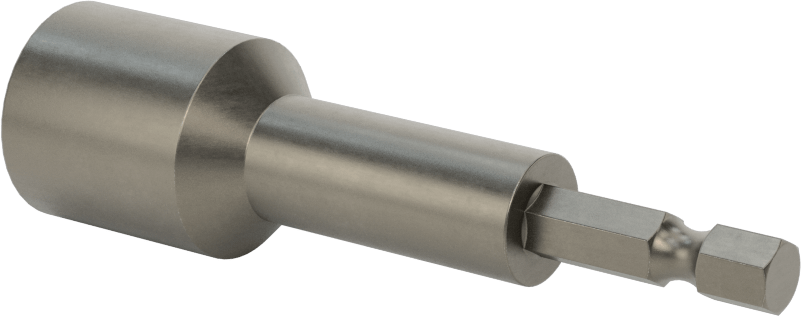Somun Sökme Ucu, Elektrikli Aletler için 1/4" Altıgen Şaft, 5/8" Altıgen Boyut, 3-3/4" Uzunluk