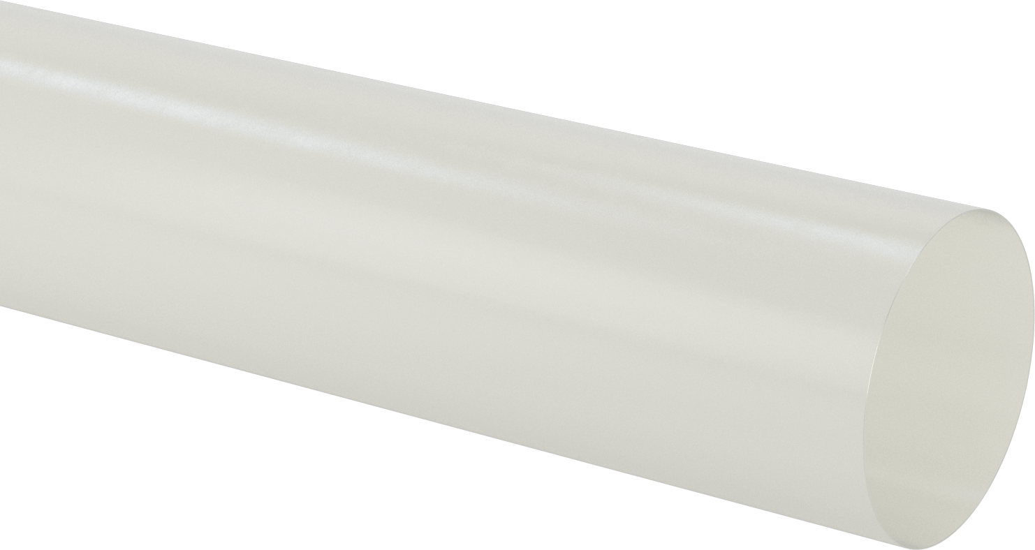 Çapı Büyük, İnce Cidarlı Şeffaf Poliüretan Boru, Gıda için, Beverage, ve Süt Ürünleri, 7-1/8" ID, 7-3/16" OD