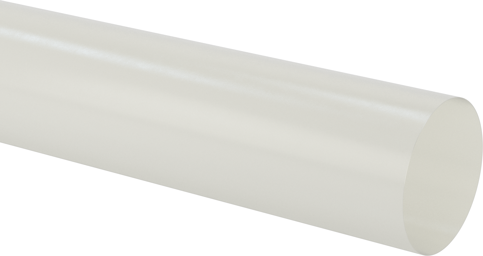 Çapı Büyük, İnce Cidarlı Şeffaf Poliüretan Boru, Gıda için, Beverage, ve Süt Ürünleri, 10-1/8" ID, 10-3/16" OD