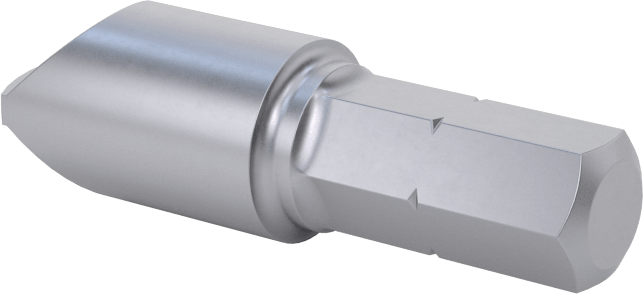 Yüksek Torklu Uzatma Ucu, İpucu #3, 1/4" Altıgen Şaft, 1-1/4" Uzunluk