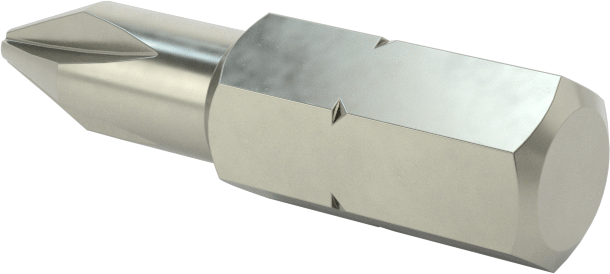 Yüksek Torklu 1 Numaralı Phillips Ucu, 1/4" Altıgen Şaft