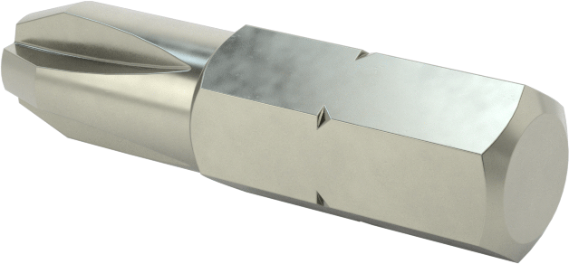 Yüksek Torklu 3 Numaralı Phillips Uç, 1/4" Altıgen Şaft