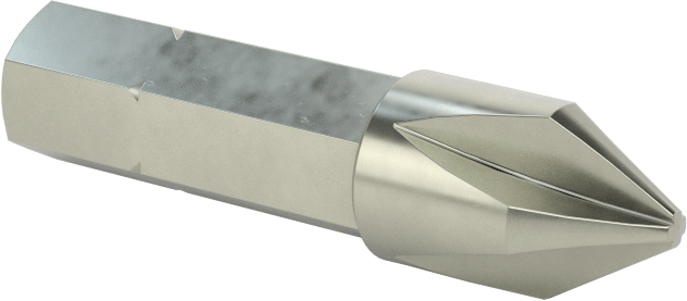 Yüksek Torklu 4 Numaralı Phillips Ucu, 1/4" Altıgen Şaft