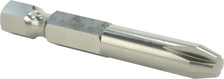 Yüksek Torklu Phillips Ucu, Elektrikli Aletler için 1/4" Altıgen Şaft, 3 Boyutu