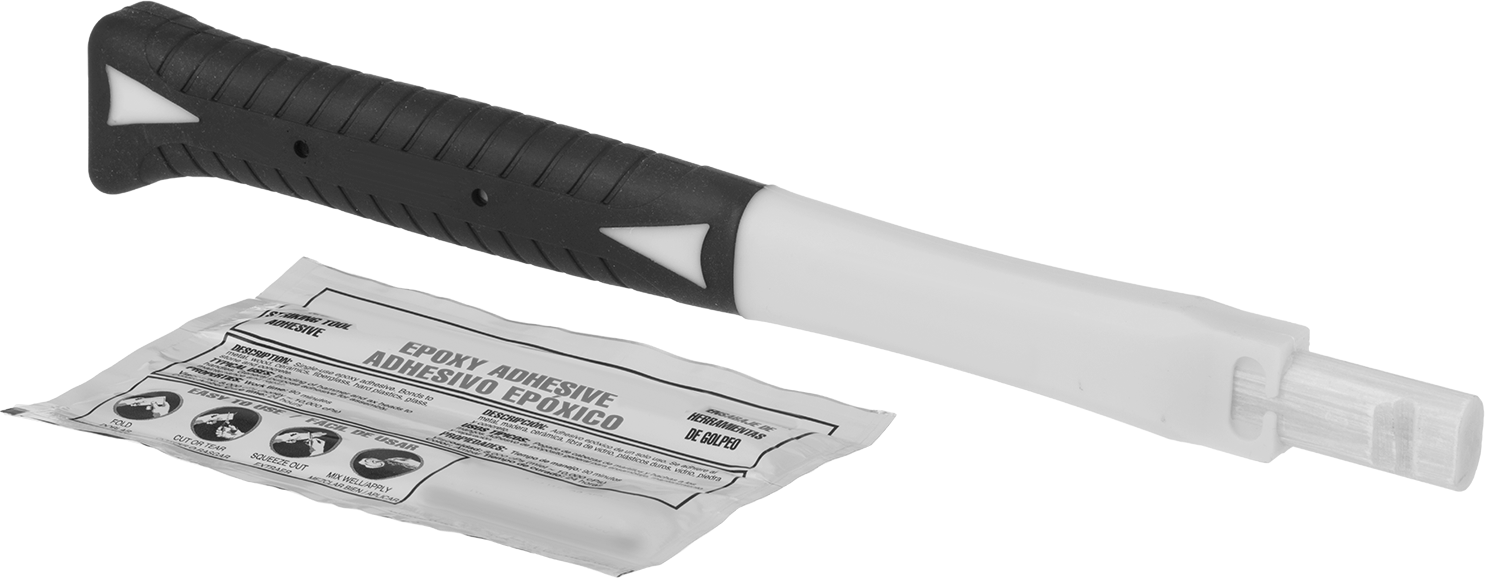 Fiberglas Çekiç Sapı, Epoksi Montajı, 13 ila 24 oz. Çekiç için