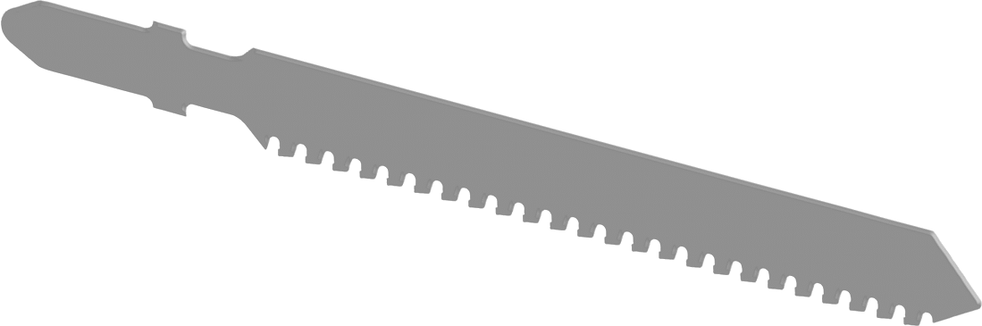 Metal için Ekstra Uzun Ömürlü T-Şaftlı Dekupaj Testere Bıçağı, 3-5/8" Uzunluk, 10 Diş