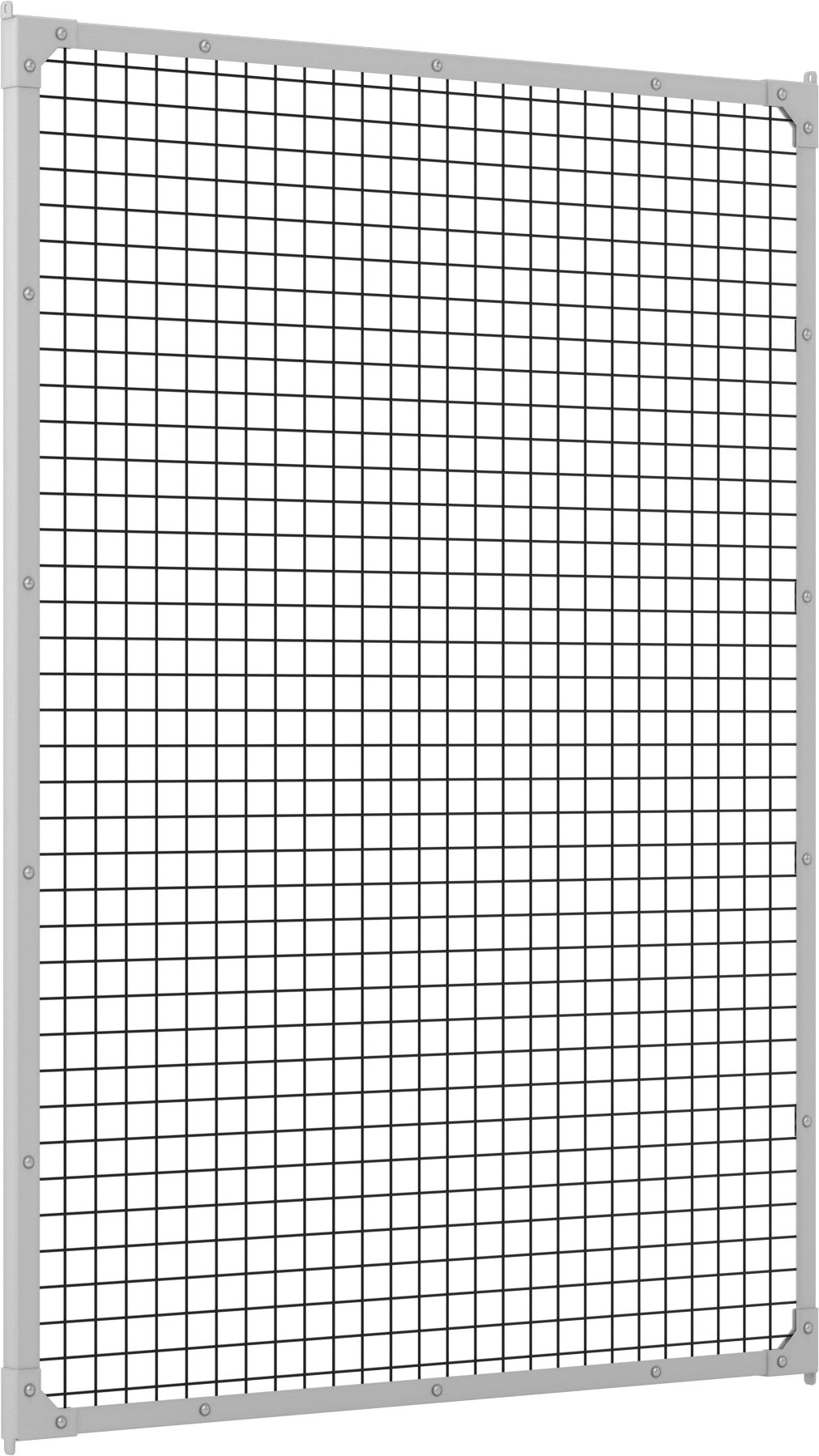 Makine Koruyucu, Panel, Toz Boyalı Çelik Tel Örgü, 4'9-1/8" Genişlik