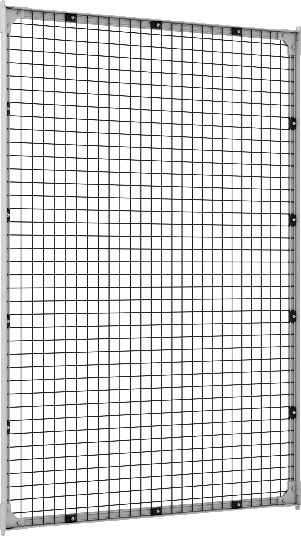 Makine Koruyucu, Panel, Toz Boyalı Çelik Tel Örgü, 4'9-1/8" Genişlik