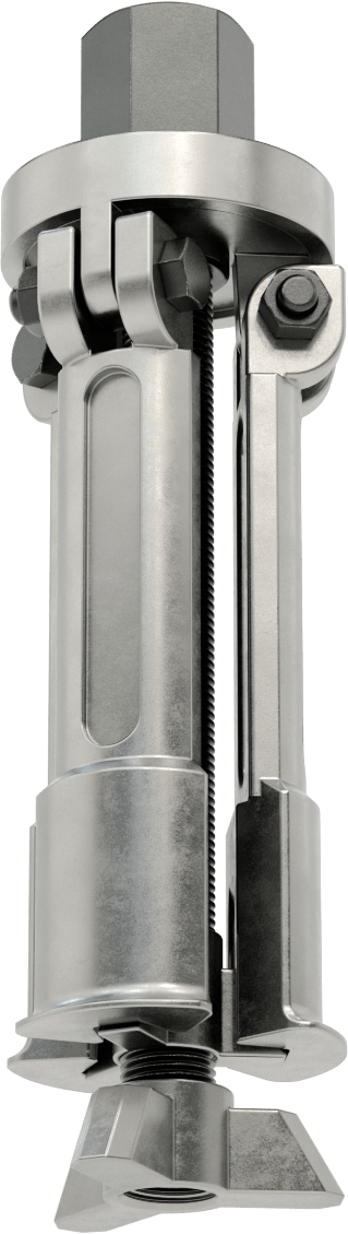 Genişleyen Yaka İç Tutma Çekici, Kullanıma Hazır, 2-1/4“ ila 4-3/8” Mil Çapı için