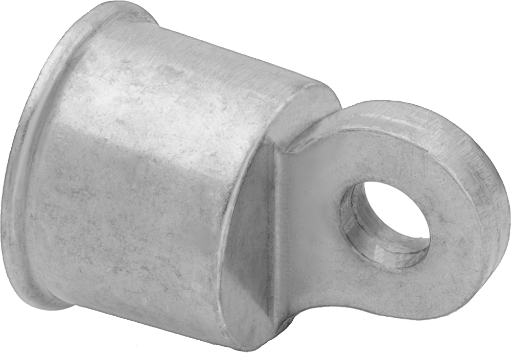 1-3/8" Ray Çapı için Üst Ray Uç Kapağı