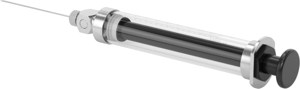 Gaz Örnekleme Cam Şırıngası, 10 ml Kapasite