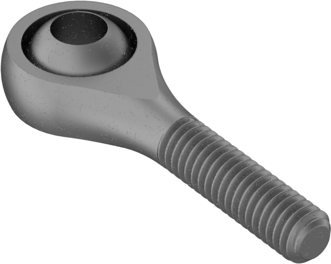 Bilyalı Mafsal Çubuk Ucu, M4 x 0,7 mm Diş, Sağ El