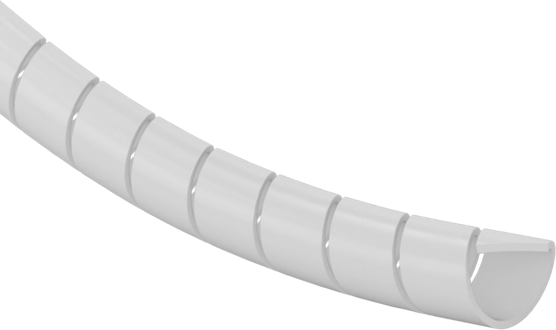 Karanlıkta Parlayan Spiral Tel Kılıf, 3/4" ID