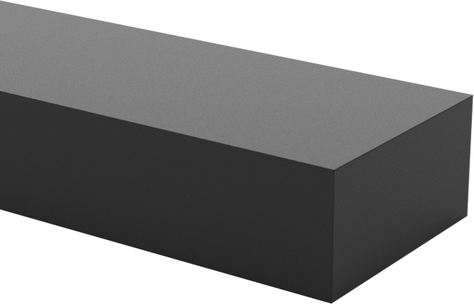 Esnek Poliüretan Köpük Şerit, Şok Emici, 1/4" Kalınlık, 1/2" Genişlik, 39 Fit Uzunluk