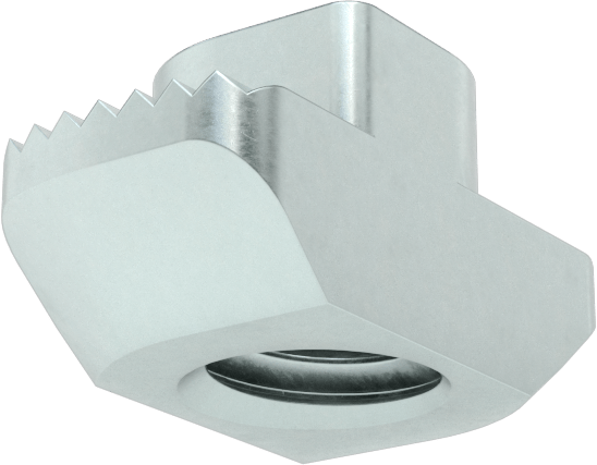 T-Yuvalı Çerçeve Bağlantı Elemanları, 1,5 ve 40 mm Ray için Takılabilir Çekiç Somunu, 1/4"-20 Diş