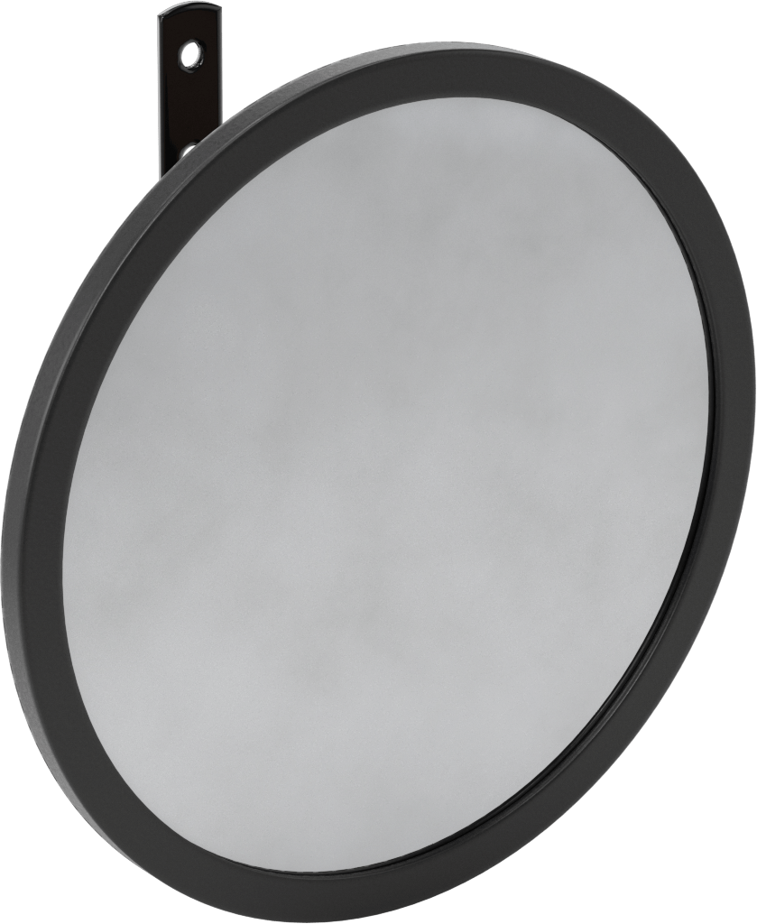 Güvenlik Aynası, Sert Ahşap Destekli Cam, Dış Mekanlarda Kullanım için, 12" Çap