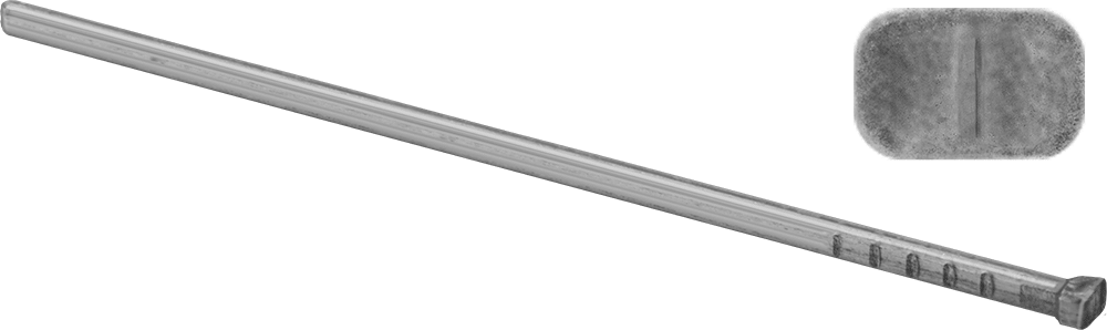 Brad Çivi Çakma Makinesi için Çiviler, Galvanizli Çelik, 3/4" Uzunluk