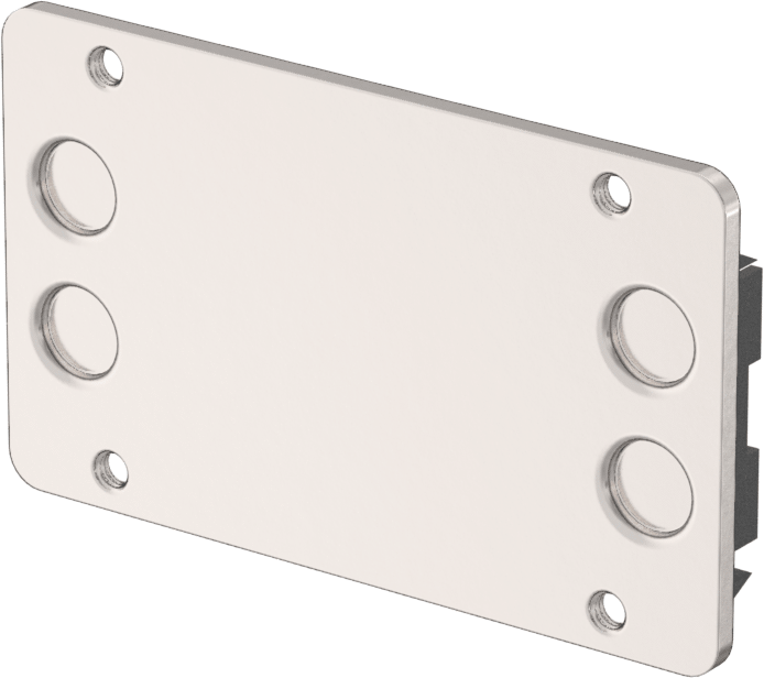 Yan Montajlı Bilyalı Rulmanlı Taşıyıcı, 37,4 mm Genişlikli Ray için