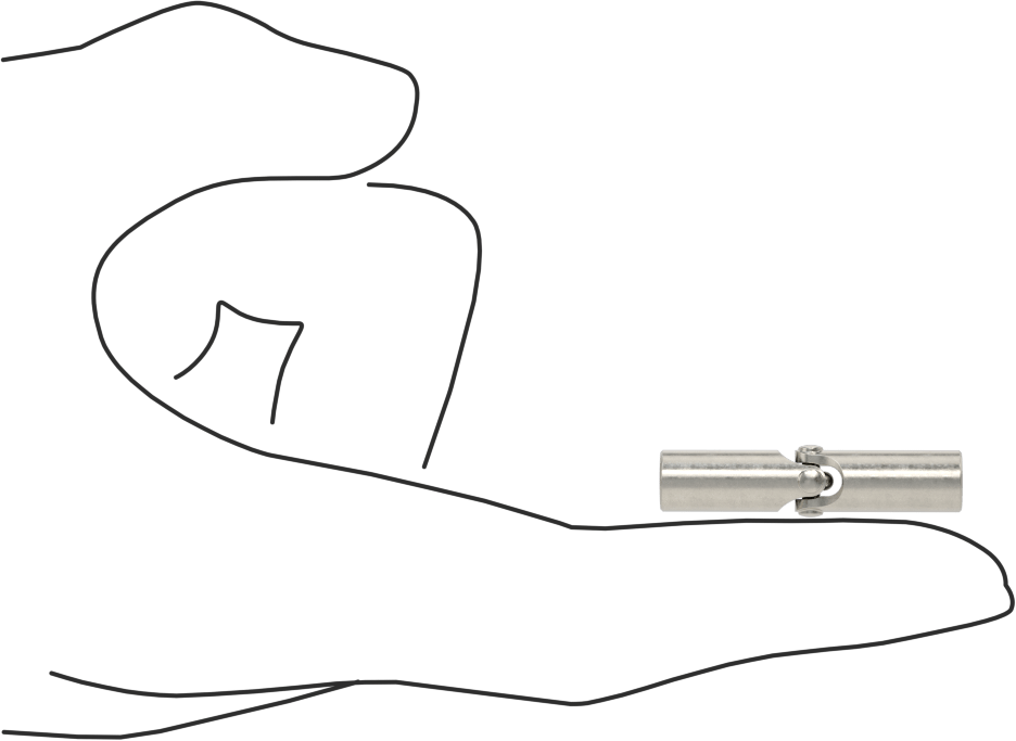 Hassas Tekli U-Eklem, Rulmanlı Mafsal, 3/16“ Çap x 7/16” Derinlikli Mil için