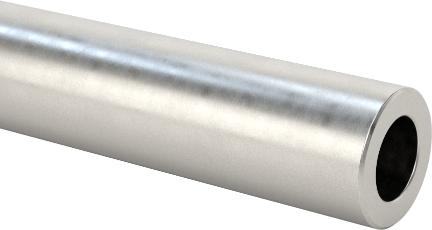 İçi Boş Doğrusal Hareket Mili, 52100 Alaşımlı Çelik, 1" Çap, 18 inç Uzunluk