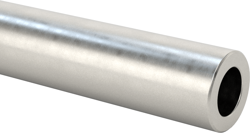 İçi Boş Doğrusal Hareket Mili, 52100 Alaşımlı Çelik, 1" Çap, 60 inç Uzunluk