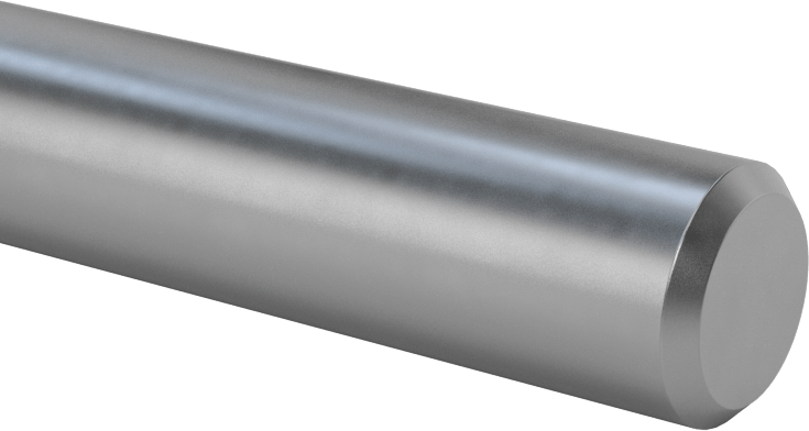Ultra Yüksek Sıcaklık Niyobyum Çubuk, 1/2" Çap x 1 Fit Uzunluk