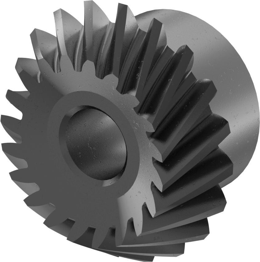 Yüksek Güçlü Metal Konik Pinyon, 6 mm Yüz, 2:1 Speed
