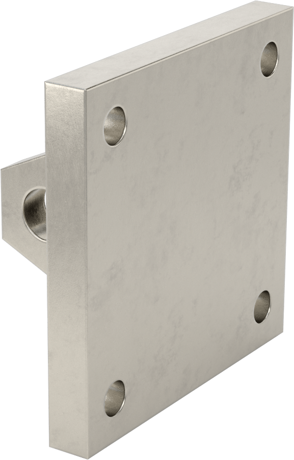 Hidrolik Silindirler için Paslanmaz Çelik Çatal Braket, 3/4" Pim Çapı
