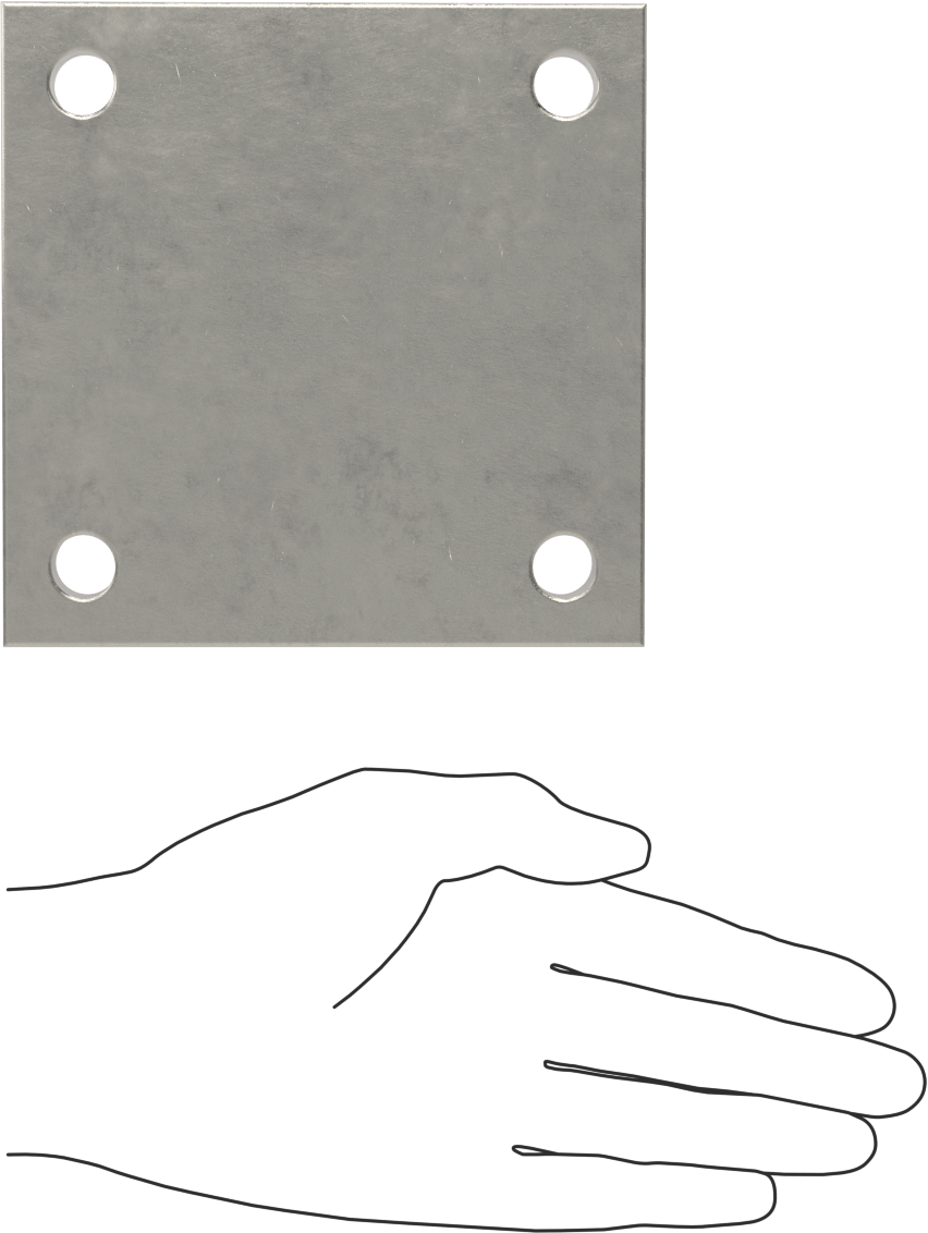 Hidrolik Silindirler için Paslanmaz Çelik Çatal Braket, 3/4" Pim Çapı