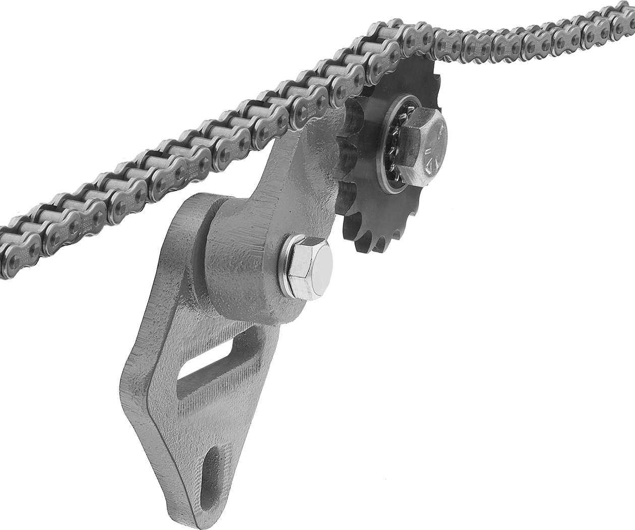 Vertical Mount Shown with Sprocket (Not Included)